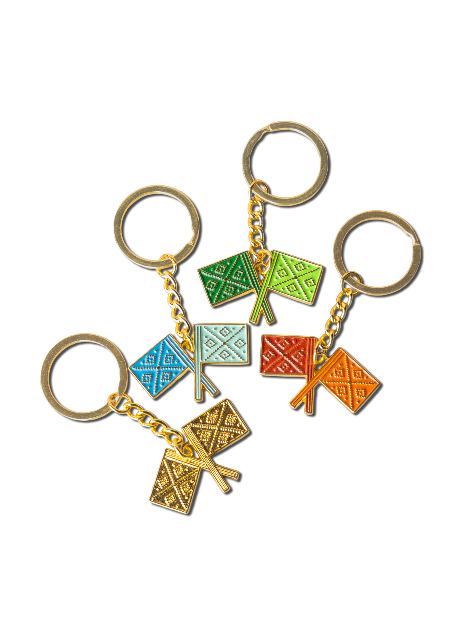 Double Fan Harafiyat Keychain