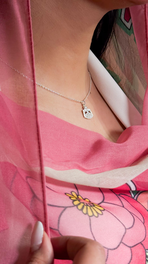 925 Silver Burqa Necklace