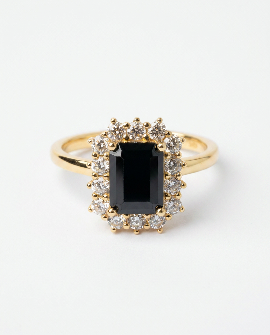 Midnight Halo Ring